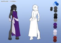 Character Sheet - Sapphire - Formal by Kurapika - female, horse, character sheet