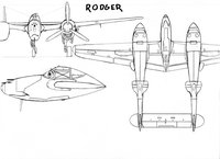 Rodger Lightning by JenniferOceanic - male, living airplane, living machine, p 38 lightning