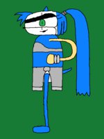 Krystal Rose by Prentis65 - female, tribal, loincloth, hedgehog, sonic, skinny legs