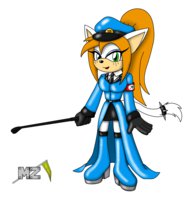 Terra the cat by metalzaki - cat, female, hat, latex, dom, dominatrix, boots, uniform, crop, mobian, armband, metalzaki, terra kish, terra the cat