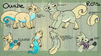 Oualie and Rois by Kaigui - female, herm, hermaphrodite, ref, reference, fumi, fumi dragon