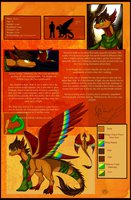 Heiress Reference Sheet by Unibat - female, dragoness