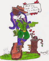 Ranger Voilet&nbsp;&nbsp;by LadyBlue1994 - bunny, female, sexy, ranger, tiny, toons, bunny rabbit