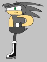 Metal Rose by Prentis65 - male, muscles, hedgehog, sonic