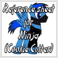 Ref Sheet for my OC by MyLittleNinja - male, stallion, cookie, ninja, pony, mlp, pegasus, mlp-fim, pegasis, mlp oc