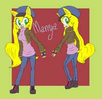:REF: Manya Letsu by Sofua - female, hedgehog, sonic fan character, sofua, manya letsu, manya the hedgehog
