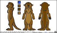 My Fursona – Tagg The Otter Reference Sheet by CGIbeast - river, male, otter, lineart, tribal, art, free, reference, line, river otter, reff, tagg, cgibeast
