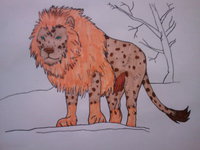 Isaac Jr gron up by Tinkerbell0522 - male, lion, father, cheetah