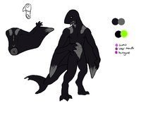 Devin by StationarySpoon - male, reference sheet, shark, ray, ref, reference, refsheet, referencesheet, manta ray, megalodon, giant oceanic manta ray