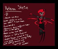 Another slight attempt by BroadwayBunny - female, arachnid, stein, helena, black widow, zoophobia, vivzcast, zoophobiaconfessions, vivziepop