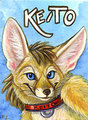 Conbadge by Foxfeather