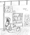 Mizuki at the bar by MizukiSaya