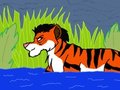 The tiger goes for its prey. by BritishTiger