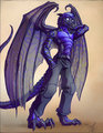 Blue Tiger Dragon by Dreamkeepers