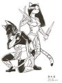 Anubis and Bastet