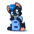 B