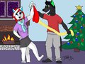 Flipper and Lelah Christmas by WolvesEmbrace