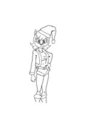  Advent Sketch-Calender Day Two: Santa Sally 