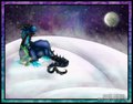 Commission: Snowy Nights by Deazea