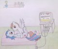 Blue Star and Wind Whisper, playing video games. by BlueSc
