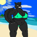 Beach Babe Masako by Thrashmael