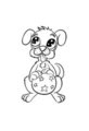 Puppy With Ball by IGAKattack