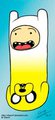 Finn over Jake