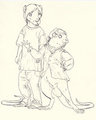 Ray and Chester by Candyscream
