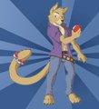 You are challenged by Smug Jerk Kiniel! by KinielCat