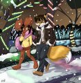 Cocoa and RAndy on Xmas