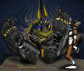 Anubis teaching the Greeting Color by Kharnak