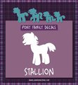 Pony Family Decals