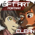 Christmas Portrait [for Roanoak] by KingFoxSoul