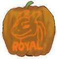 Jack-O-Lantern Badge -Royal by VJCoon