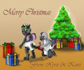 Christmas Bow Card by Kakarauri