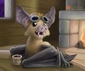 "Aye, chief! Only a thimbler of drink, I am flying tonite." by SmudgeProof