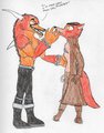 Foxy X Wolfgang by KitsuneKurayami