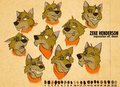 Zeke Henderson Expression ref. Sheet by FLUFFYPUNK