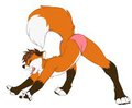 *stretching and yawning* by WereFox