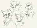 Style Change Sketches by Simonov