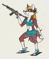 Assault Rifle Pinup: Ruger AC-556K