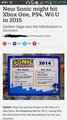 info about sonic stuff 2014-15