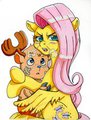 Nakama is Magic: Fluttershy protecting Chopper