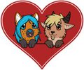 Chibi Hyox and Goat (By Lozbunneh)