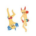 plusle and minun by littlerager