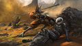 "A Dragon Knight Always Protects the Weak" by RaveRaccoon