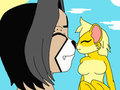 Me Fidel the Mouse-Cute and sharing eskimo kisses with friends