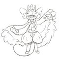 doodle of prince cake