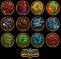 World of whelpcraft class buttons