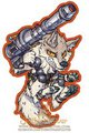 Lock and Load Die Cut Sticker